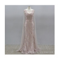 new lace african bridesmaid dress high quality pink long dress